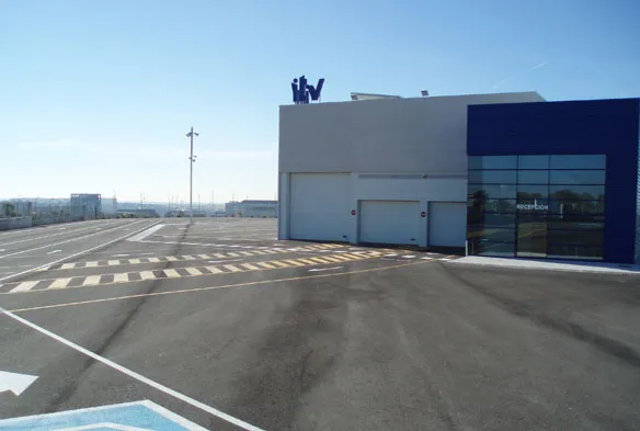 Línea de inspección técnica